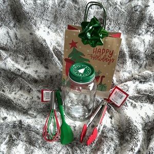 Tree Mason jar gift set